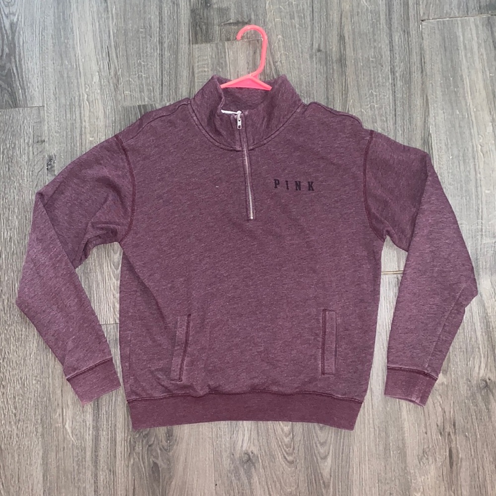 Maroon crew neck